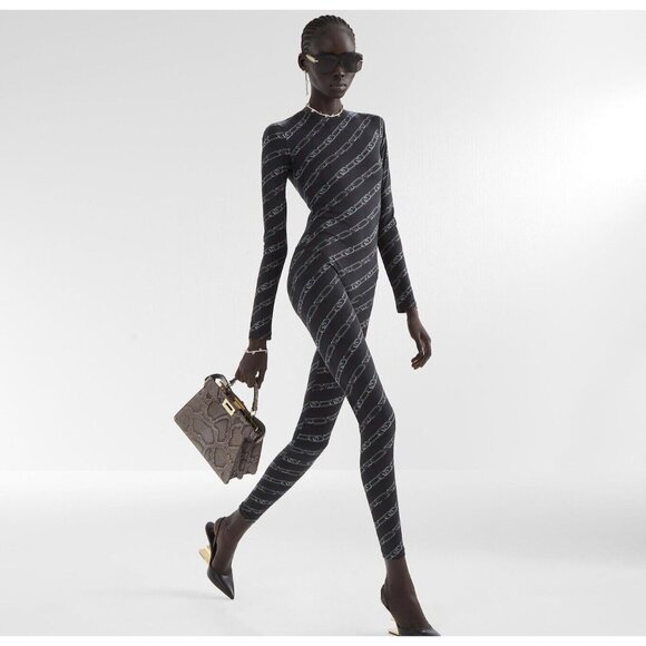 FENDI BODYSUIT / JUMPSUIT SIZE SMALL long Sleeve - Picture 4 of 6